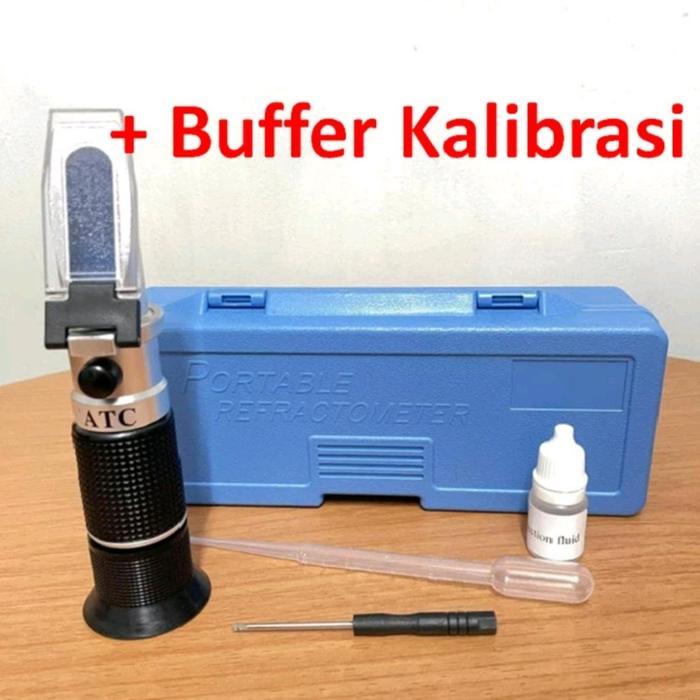 Terlaris Salinity Refraktometer Alat Ukur Kadar Garam Refraktometer ATC 0-100 %