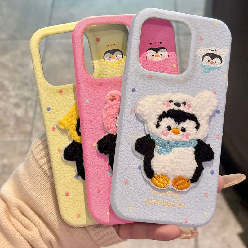 Kartun Tpu Penguin Lucu Case Bening Samsung S25 Fe S20 Fe M54 S24 Ultra S22 Ultra S23 Fe A11 M11 S21