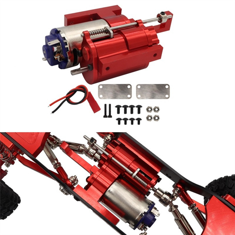 SALE ABUM-1 Set Metal 2 Speed Transmission Gearbox For WPL C14 C24 B14 B24 MN D90 MN-90 MN98 MN99S R