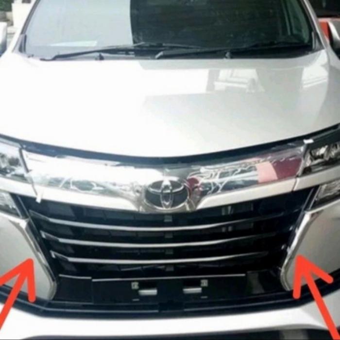 Terbaik List Crome Grill Bemper Depan Avanza Xenia Veloz 2019-2021 Original Terlaris