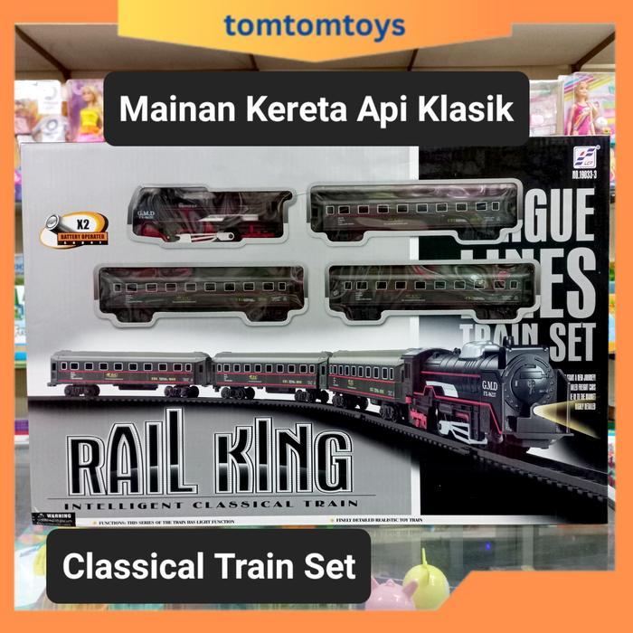 RAIL KING TRAIN Mainan Lokomotif Kereta Api Klasik Classical Train set