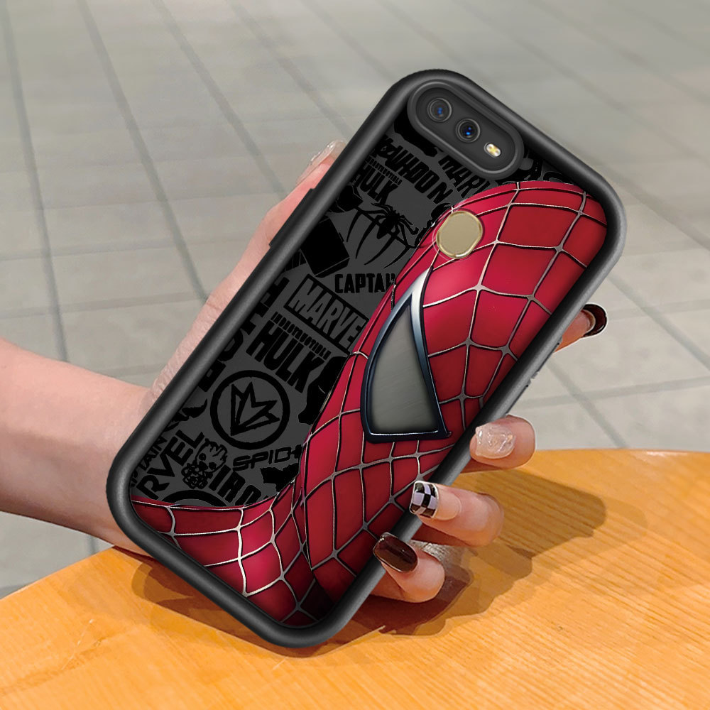 Casing Hp Untuk For OPPO A12 A5S A7 A12S Softcase Mode Fashion SpiderMan 5758 Soft Cesing Imut Kesin
