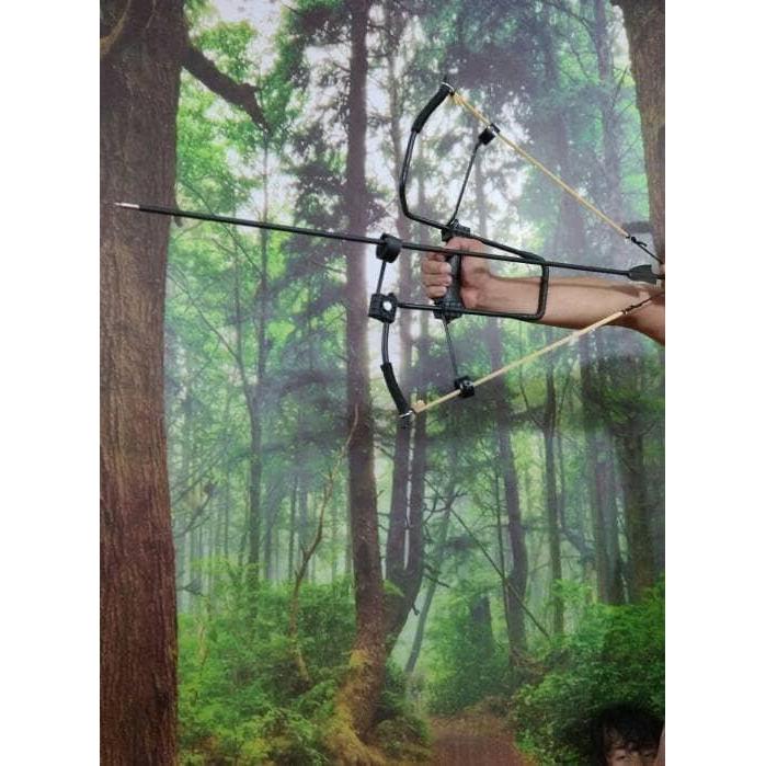 KETAPEL PANAH New Catapult Bow 3inOne Fly Flexible Slingshot53x32x12cm