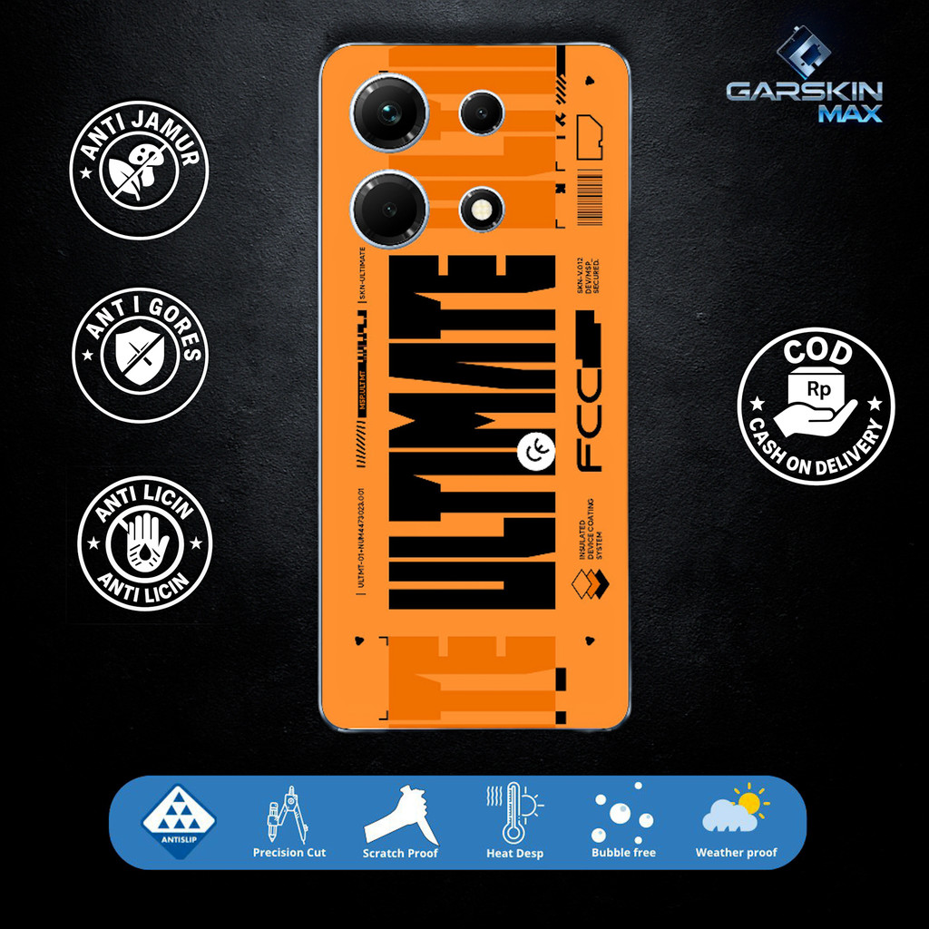 Garskin Skin Infinix Note 30 ultimate Fullbody / Backonly | Anti Gores | Bisa Custom | Kode - rR0