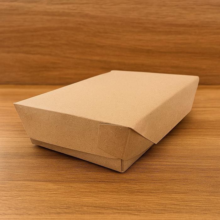 ID PAPER LUNCH BOX BROWN KRAFT UKURAN LARGE - BOX TAKE AWAY BROWN KRAFT