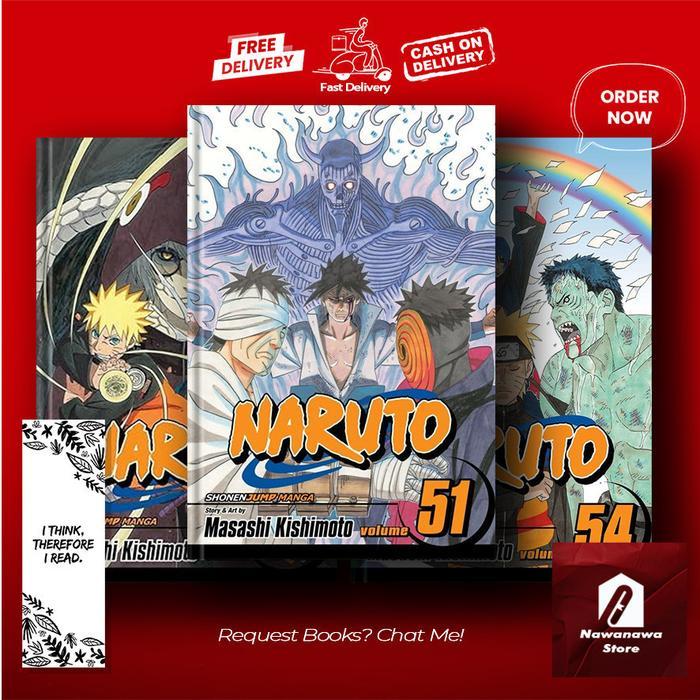 Komik/Manga Naruto (Vol. 51 - Vol. 72 Manga Series) (English Version) Books