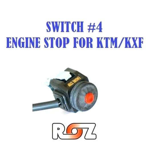 Saklar ROZ Tombol KTM KX Engine Stop On Off Dim Starter UNIVERSAL