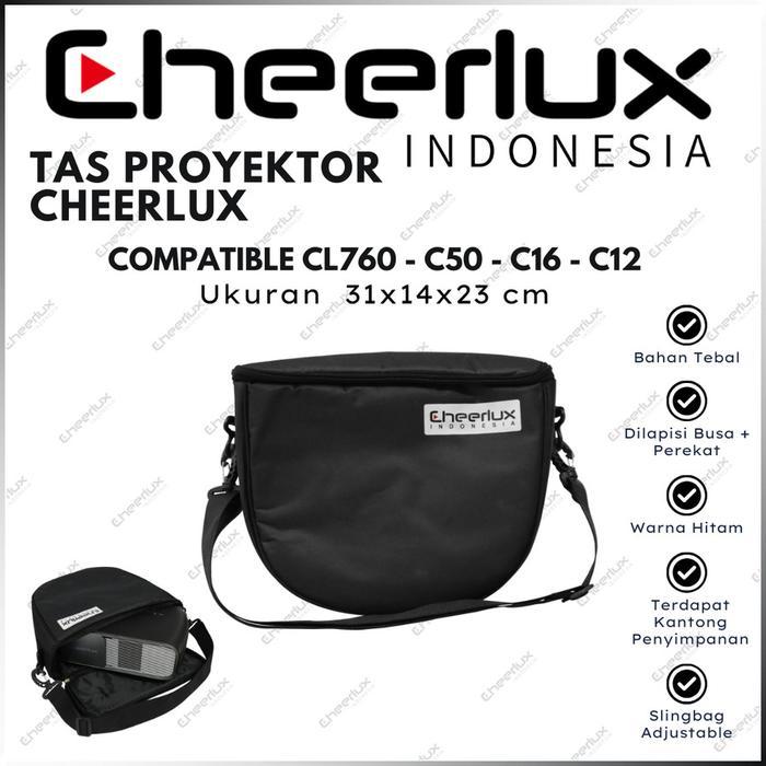 Terlaris Tas Proyektor Cheerlux CL760 Slingbag 23 x 31 x 14cm Projector Bag Cheerlux CL760