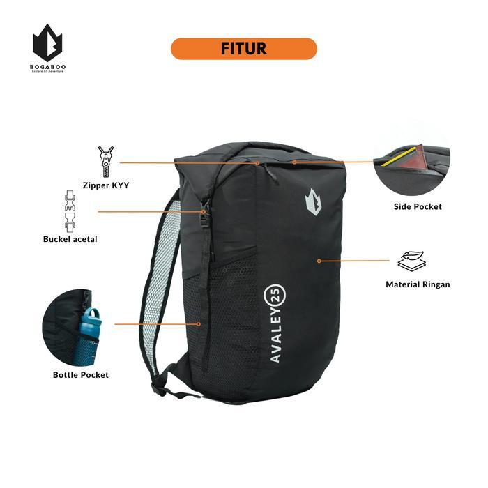 Tas BOGABOO Seri AVALEY 25 L Ultralight Waterproof FULLSEALER - Drybag