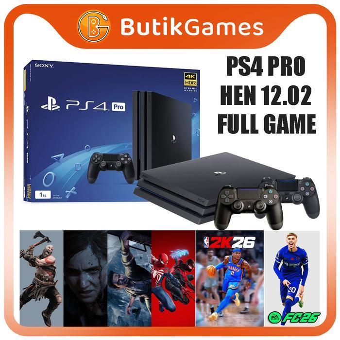 Sony PS4 Pro Playstation 4 Pro 1TB CFW Full Game