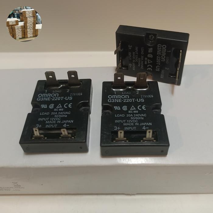 OMRON G3NE-220T-US SOLID STATE RELAY G3NE-220T-US 20A 240VAC ORIGINAL JAPAN BEST QUALITY