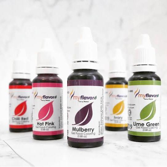 My Flavor Gel Food Coloring Pewarna Makanan Myflavor Halal