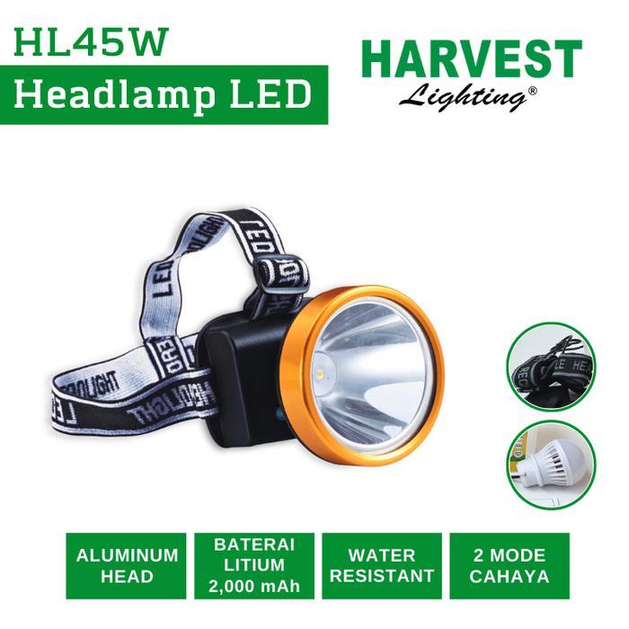 Eiger - 45W HEADLAMP LAMPU SENTER KEPALA HARVEST LED EMERGENCY TRAVEL HUNTING