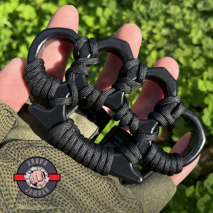Tactical Steel KNUCKLE Baja Tebal Paracord Anti Slip Bernakel TERKUAT