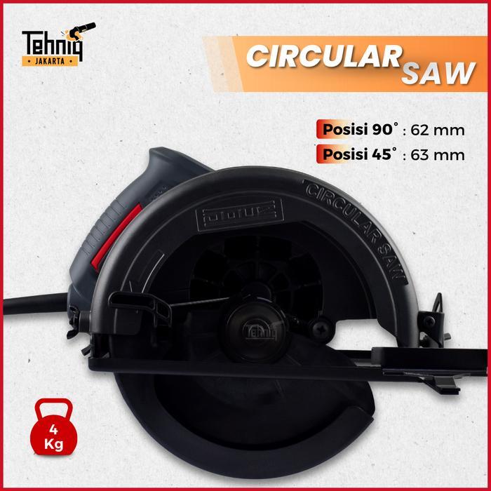 Mesin Potong Kayu Doliz 7" Ba117 / Doliz Circular Saw 7 Inch Ba 117