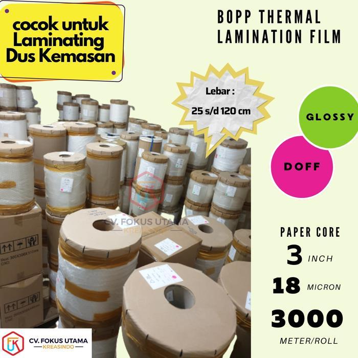 Thermal MATT / GLOSSY 36cm Kertas Ivory Art Paper Art Carton Duplex Plastik 3000 meter