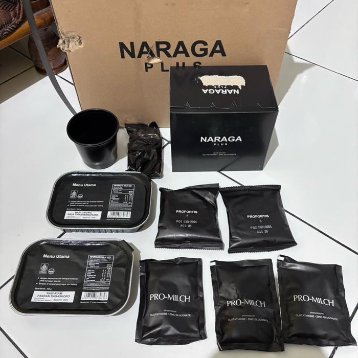 1 Dus Naraga Plus Isi 10 Box Exp Agustus 2026 Ransum Tni Orinal Jatah Eprokal Makanan Instan Ready