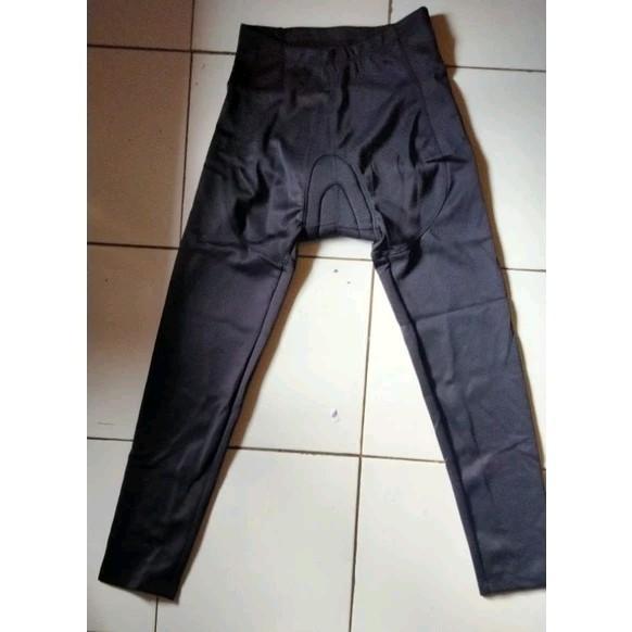 Celana Roadbike Shimano Black Coated/Celana Sepeda Panjang Pria