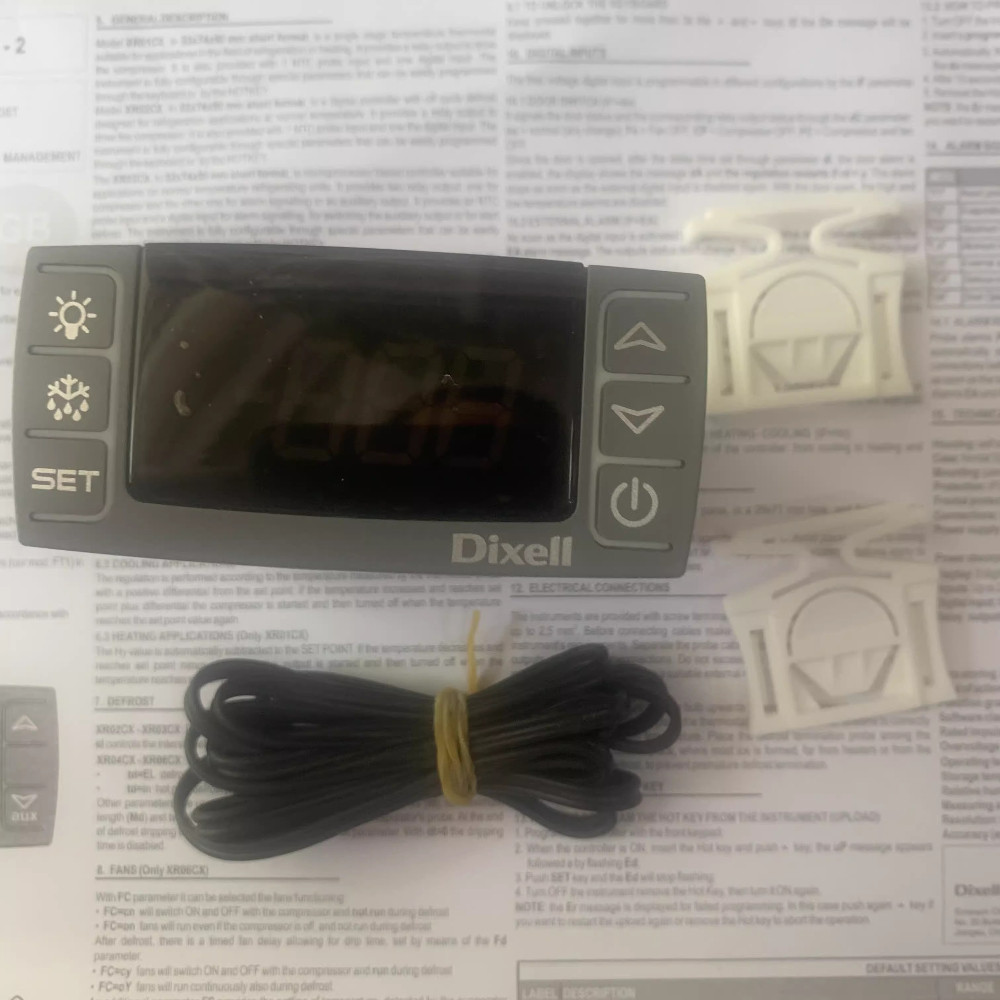 DIXELL XR70CX-5N0C3 XR70CX TEMPERATURE CONTROLLER DUAL PROBE WITH TWO SENSORS