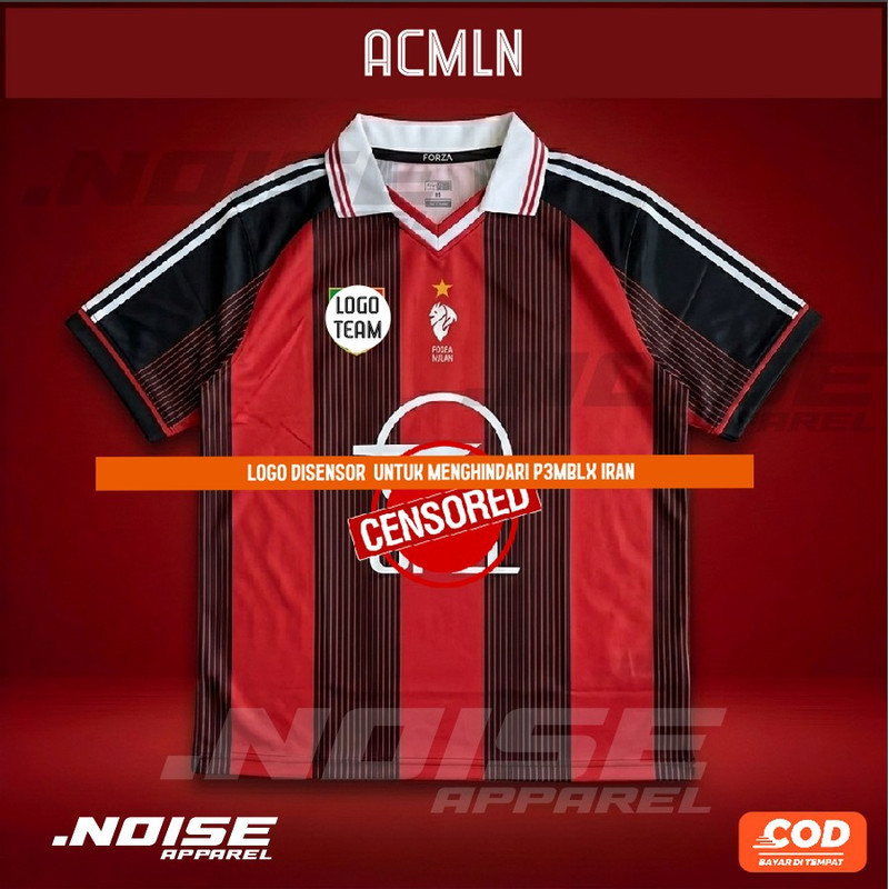 NOISE APPAREL  Jersey retro berkerah satuan full printing jersey classic  Custom baju olahraga mirip