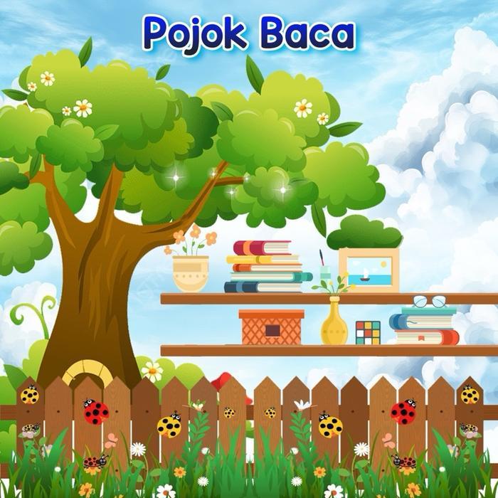 Poster Pojok Baca 1 Bahan Banner Tebal Diskon Sale