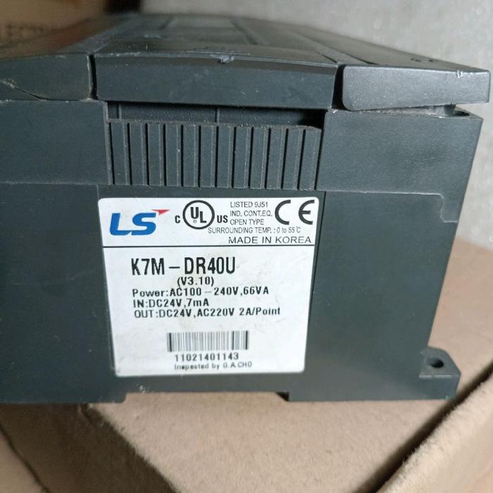 PLC MASTER K120S K7M-DR40U input power 220vac 24di/16do WPC01 GSC