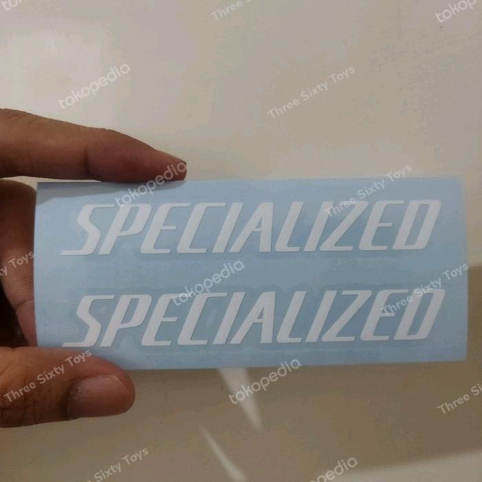 Cutting Sticker Stiker Sepeda Road Bike Fixed Bike Specialized Teks Vinyl