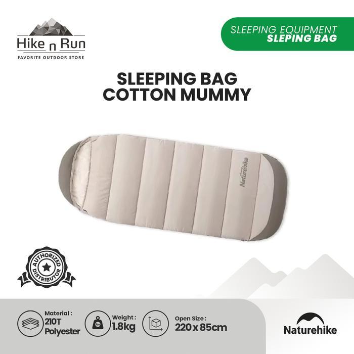 Kantung Tidur Naturehike NH21MSD11 Sleeping Bag Cotton Mummy