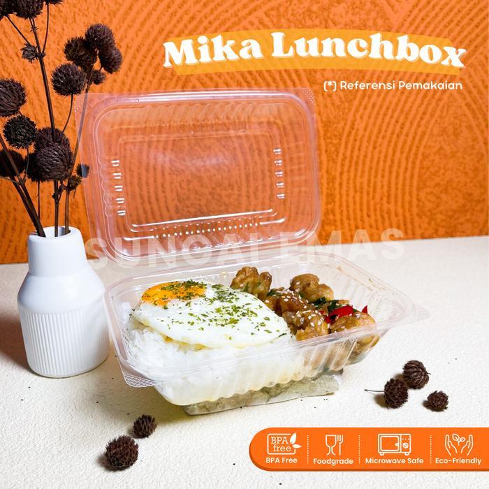 Mika Lunch Box Plastik Food Grade / Food Pack Kotak Kemasan Makanan / Lunch Box Plastik / Mika Kotak