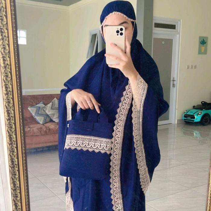 Mukena Terbaru Jumbo Bahan Katun 2023 Cantik