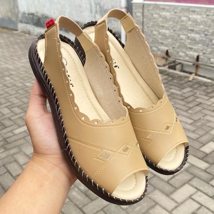 Mif Original Sepatu Sendal Wanita Elastis Karet SL05 Sandal