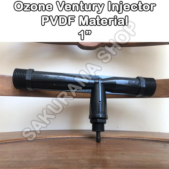 Ventury Ozone Generator Injector PVDF 1 inch