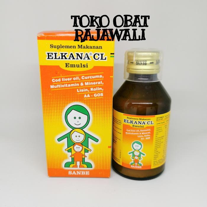 Sedia elkana cl 120 ml emulsi vitamin pertumbuhan anak perbotol