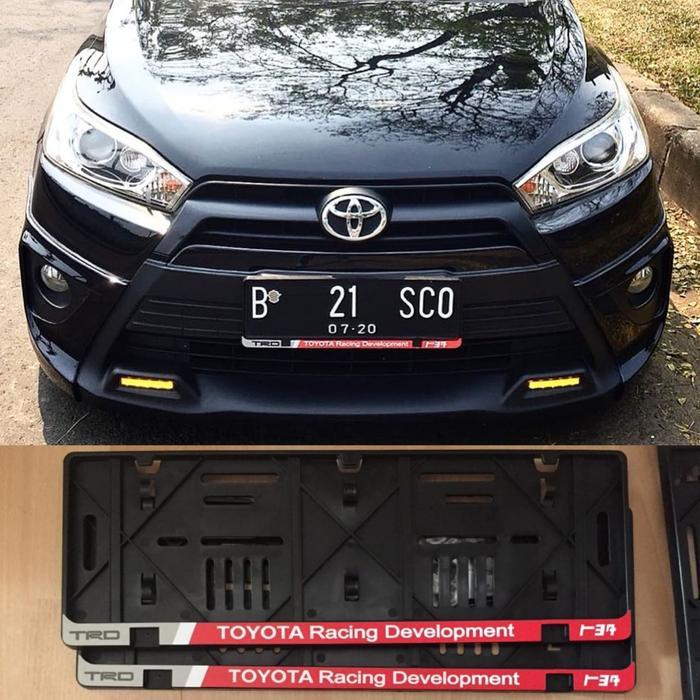dudukan plat nomor mobil TRD toyota