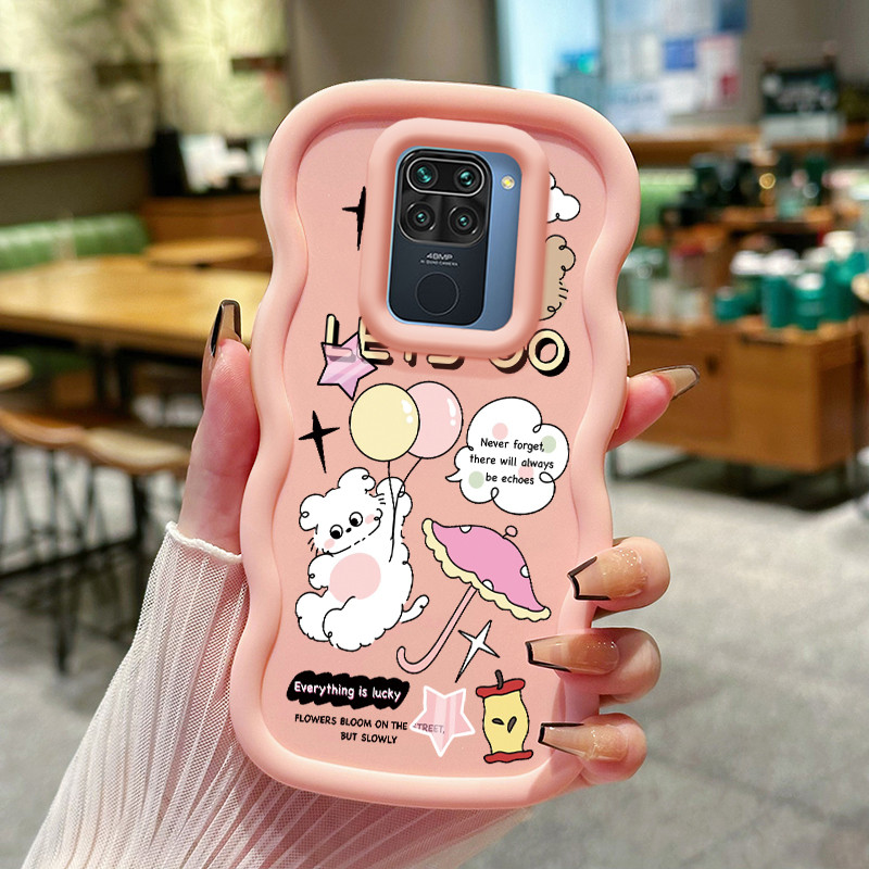 Casing Hp Untuk Xiaomi Redmi Note 9 Pro Note 9s Case Boneka Balon Cesing Kasing Macaron warna Kesing