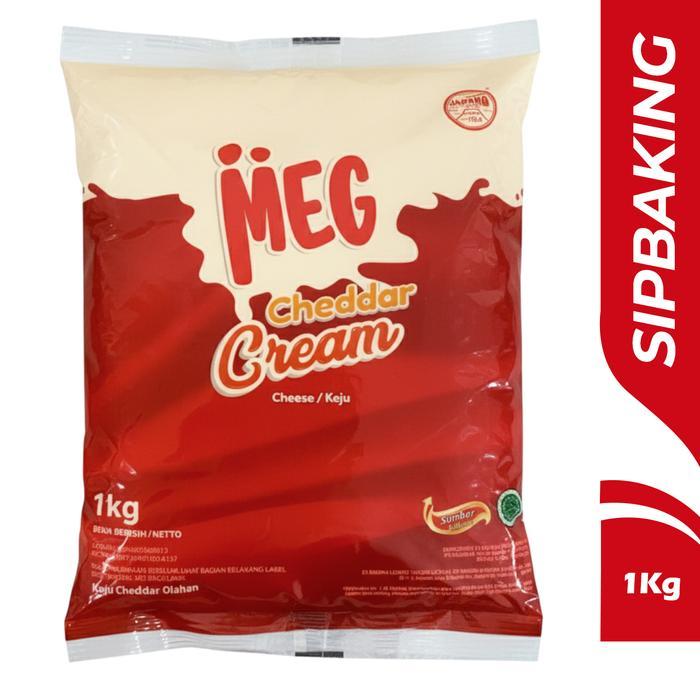 Meg Cream Cheese Cheddar 1 kg Keju