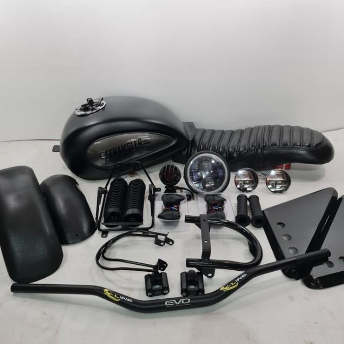 PAKET JAPSTYLE CB150R, CBR150 FULLSET PAKET SCRAMBLER CUSTOM COSTUM COSTUME KOSTUM KASTEM CASTEM  BO