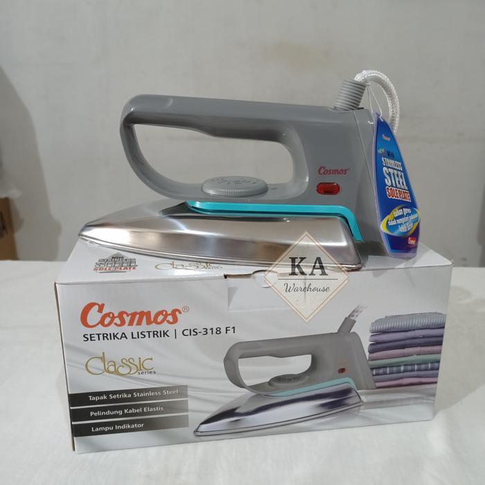 Setrika Cosmos CIS 318 F1 stainless / Setrika Baju Cosmos CIS 318 F1