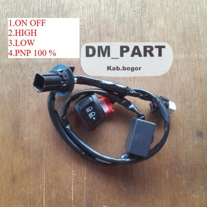FREE ONGKIR PNP SWITCH SAKLAR BEAT DELUXE 3 MODE SAKLAR LAMPU UTAMA MOTOR BEAT DELUXE 2020 2021 2022
