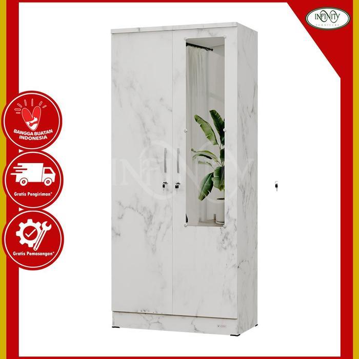 Lemari Pakaian 2 Pintu Cermin Lpt 011 Best Quality
