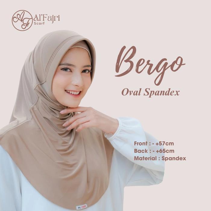 Al Fajri Scarf - Hijab Instan Bergo Oval Spandex *