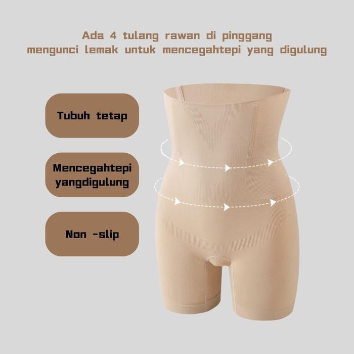 korset Pelangsing Korset Perut Wanita Boxer Korset Shapewear Stagen Legging 612 *