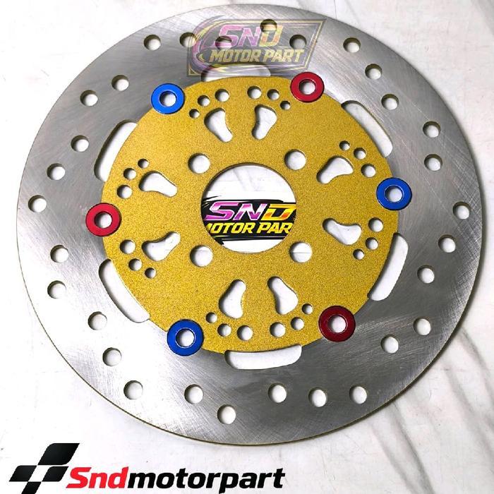 Piringan Cakram Depan Smash 110 / Smash R 220Mm 4 Hole Standar Rem Depan Motor Terbaik