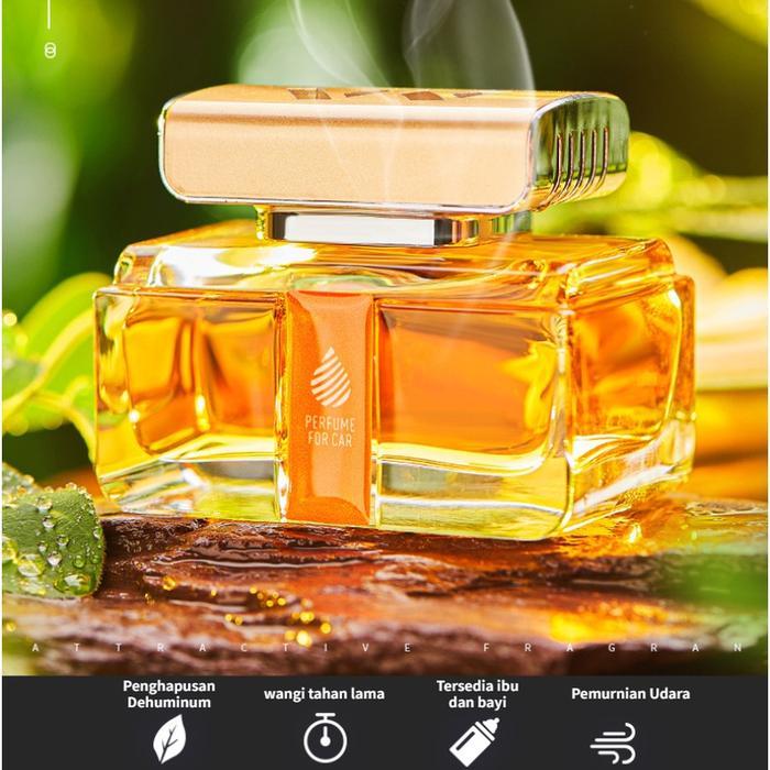 Parfum Mobil Mewah Dashboard Hiasan Mobil 80ml Tempat Parfum Mobil Bahan Bisa Isi Ulang Cantik