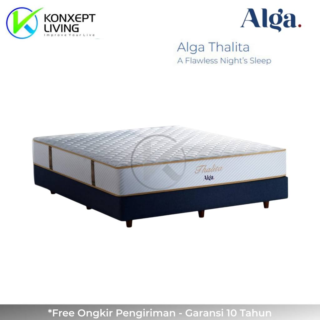 Alga Springbed Thalita Ukuran 160x200 - Fullset Tanpa Sandaran