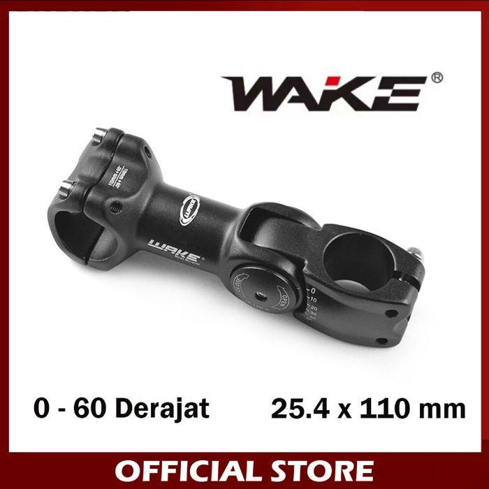 Wake Stem Standar 25.4 X 110Mm 0 - 60 Derajat Adjustable Fixie Federal