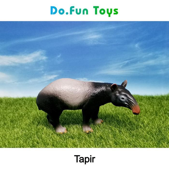 Tapir Animal Figure/ Miniatur Mainan Binatang Tapir