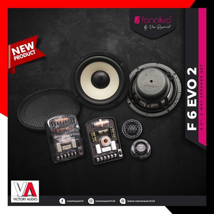 Speaker Split 2-Way Component System VOX RESEARCH FONALIVO F 6 EVO 2