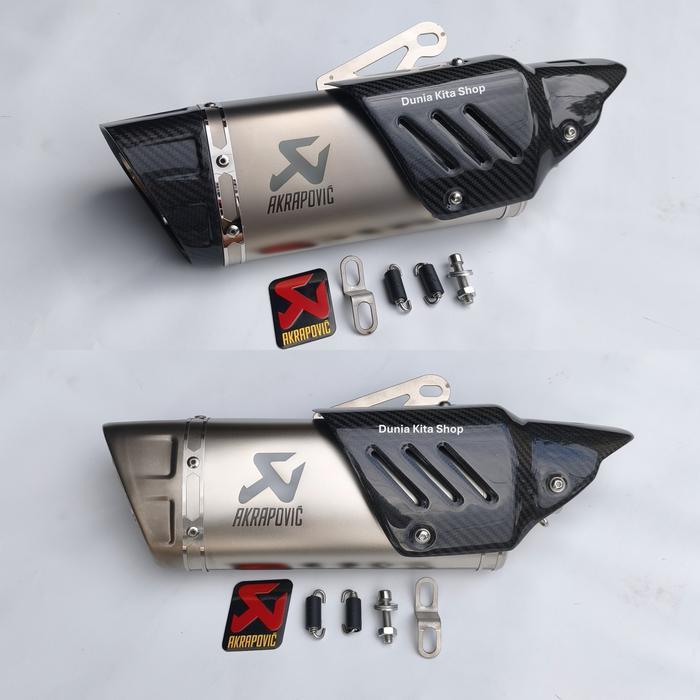 TERLARIS KNALPOT AKRAPOVIC EVOLUTION LINE CARBON IMPORT PREMIUM