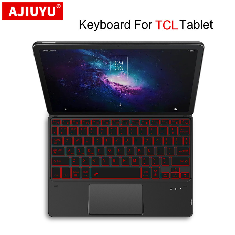 AJIUYU TouchPad Keyboard Backlight Bluetooth For TCL 10 TAB Max 10s 10 Neo 8L 7 Lite TABMax ALCATEL 